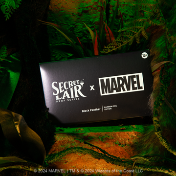 Magic The Gathering Secret Lair x Marvel's Black Panther Foil Edition