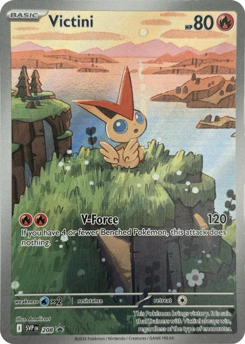 Victini Promo SVP208 (Black Bolt / White Flare)