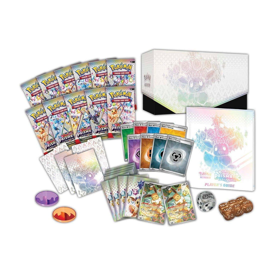 Pokemon Prismatic Evolutions Pokemon Center Elite Trainer Box